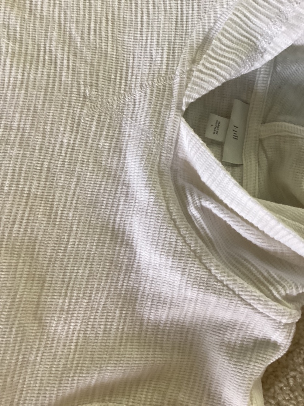 J Jill hooded Cotton top size L - Picture 2 of 3